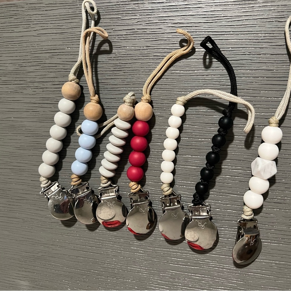 Ryan and rose pacifier clips